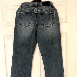 Split hem dad jeans